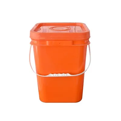 Vierkante emmer van 5 gallon met deksel